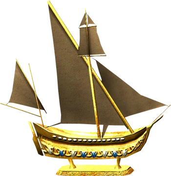 golden ship model