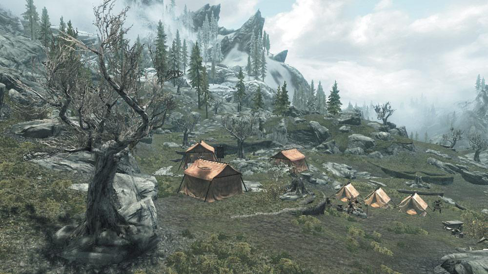 Reach Imperial Camp is an Imperial Camp in The Elder Scrolls V: Skyrim. 