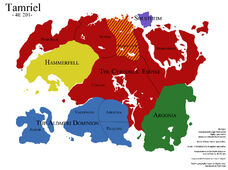 Политическая карта Тамриэля (4Э201)