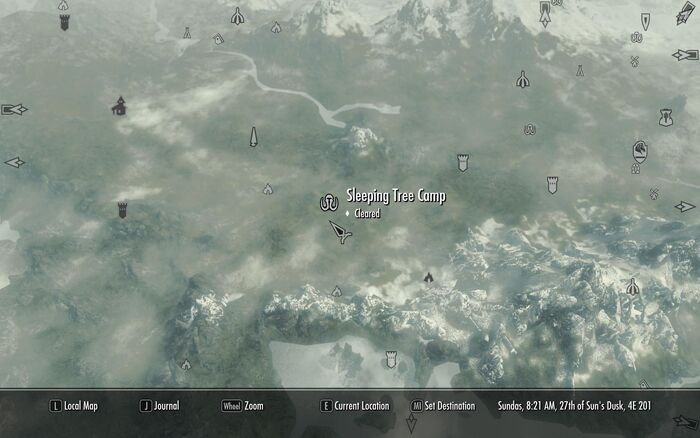 Где находится замок волкихар в скайриме Sleeping Tree Cave Elder Scrolls Fandom