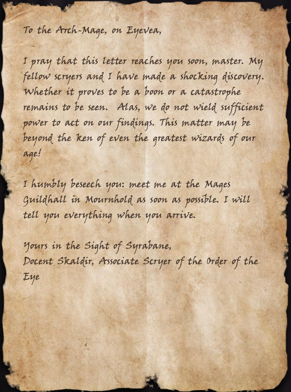 Order of the Eye Dispatch | Elder Scrolls | Fandom