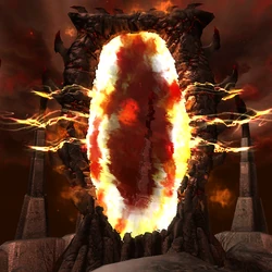 Une porte d'Oblivion.