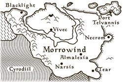 Morrowind herné súbory mapa