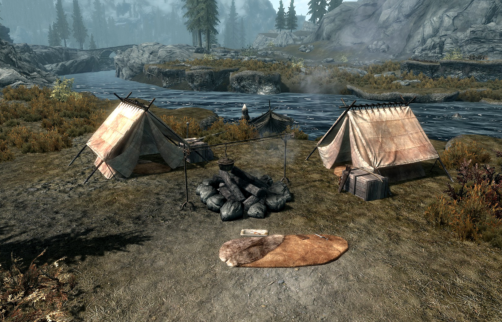 skyrim camping creation club