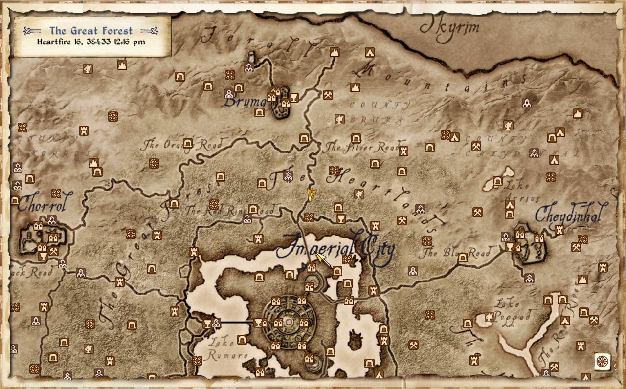 Elder Scrolls Oblivion Location The Thief Stone (Oblivion) | Elder Scrolls | Fandom