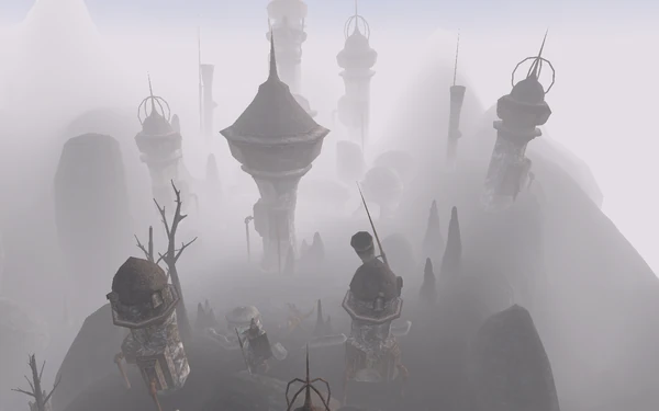 Руины в тумане