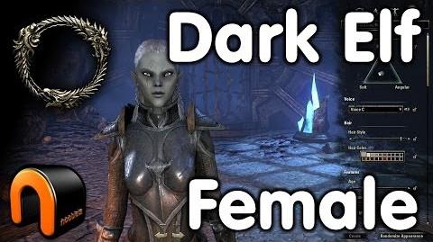 Elder Scrolls Online -- Dark Elf Female - Character Creation