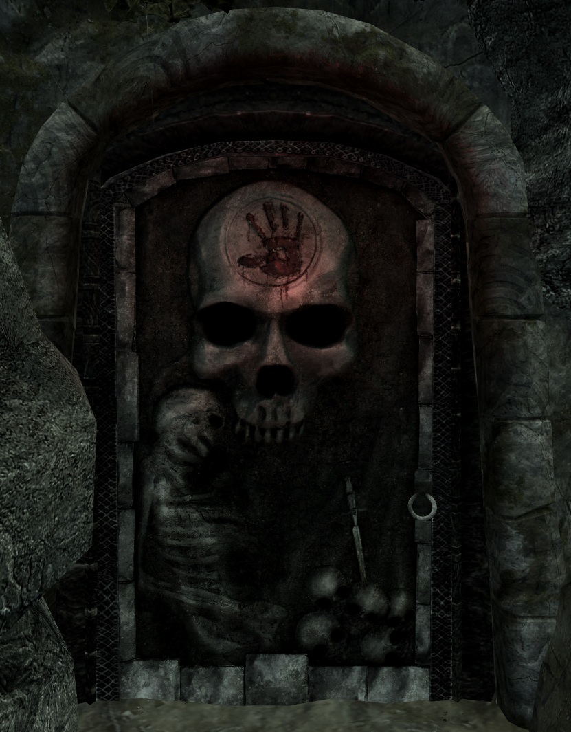 skyrim dark brotherhood door