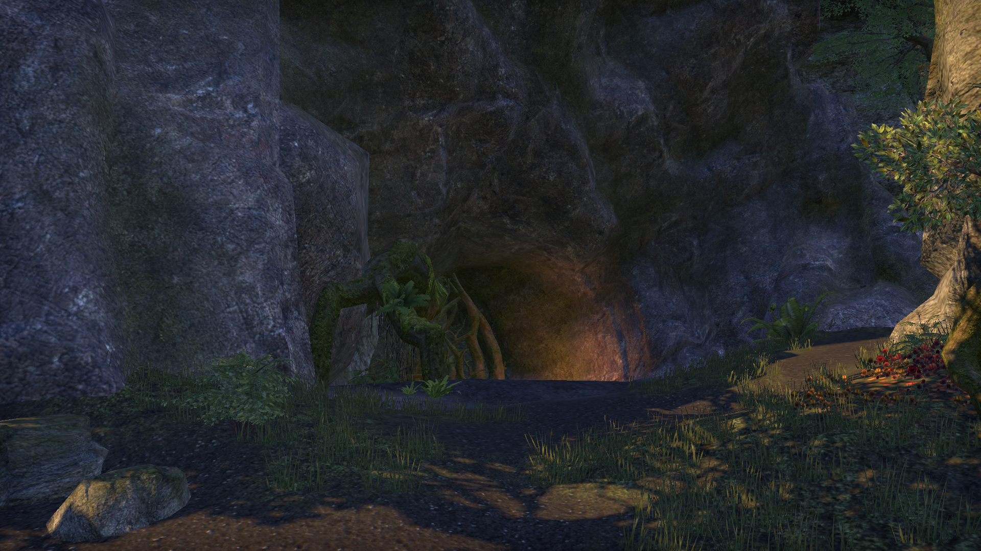 ESO The Underroot Delve Map with Skyshard and Boss location in Greenshade