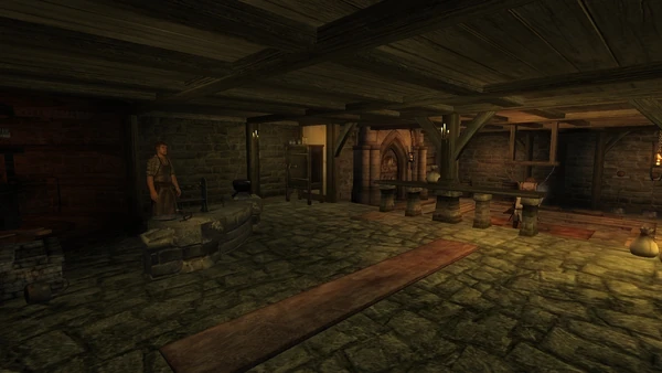 Подвал приората