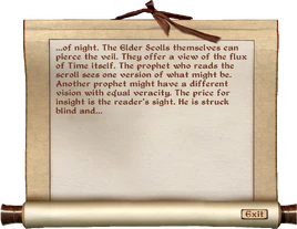 Divining the Elder Scolls