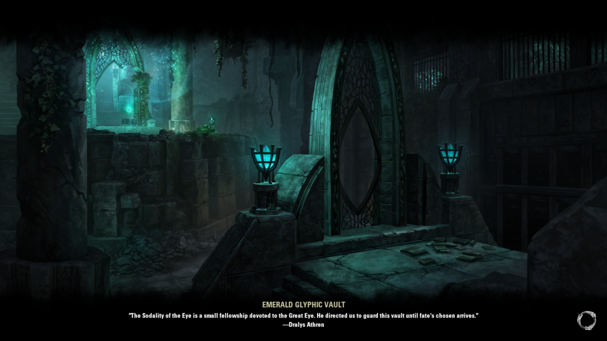 Emerald Glyphic Vault Elder Scrolls Fandom