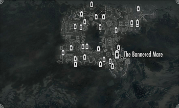 The Bannered Mare MapLocation