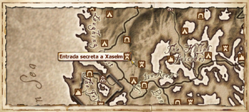 Mapa entrada secreta a Xaselm