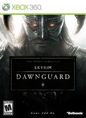 La couverture officielle de Dawnguard sur Xbox 360