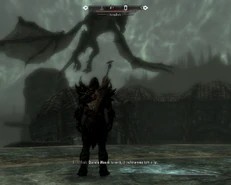 Krosullah, un drago dell'espansione Dragonborn.