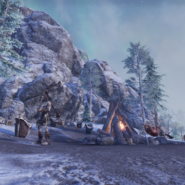Highland Giant Camp Elder Scrolls Fandom Giants are a race of large humanoids found in the wilderness of skyrim and high rock. highland giant camp elder scrolls