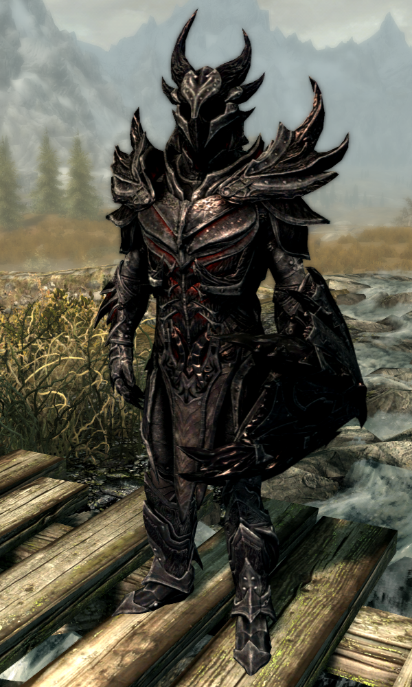 daedric armor skyrim