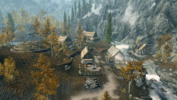 Айварстед — вид с высоты птичьего полёта