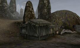 TES3 Morrowind - Dagon Fel - Greidil Half-Troll's House exterior