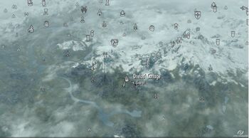 Drelas Cottage map skyrim