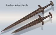 Iron Long and Short Swords