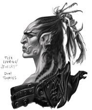 Orc Face.jpg (206 KB) Orc face side view concept art.