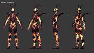 Flame Atronach in-game model.