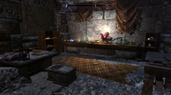 El laboratorio de Sinderion en Límite Sombrío (The Elder Scrolls V: Skyrim).