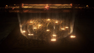 A glowing Elder Scroll seen in The Elder Scrolls: Legends E3 2015 teaser trailer.