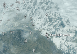 Ruunvald Excavation Map