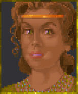 Mynisera's profile, from Daggerfall.