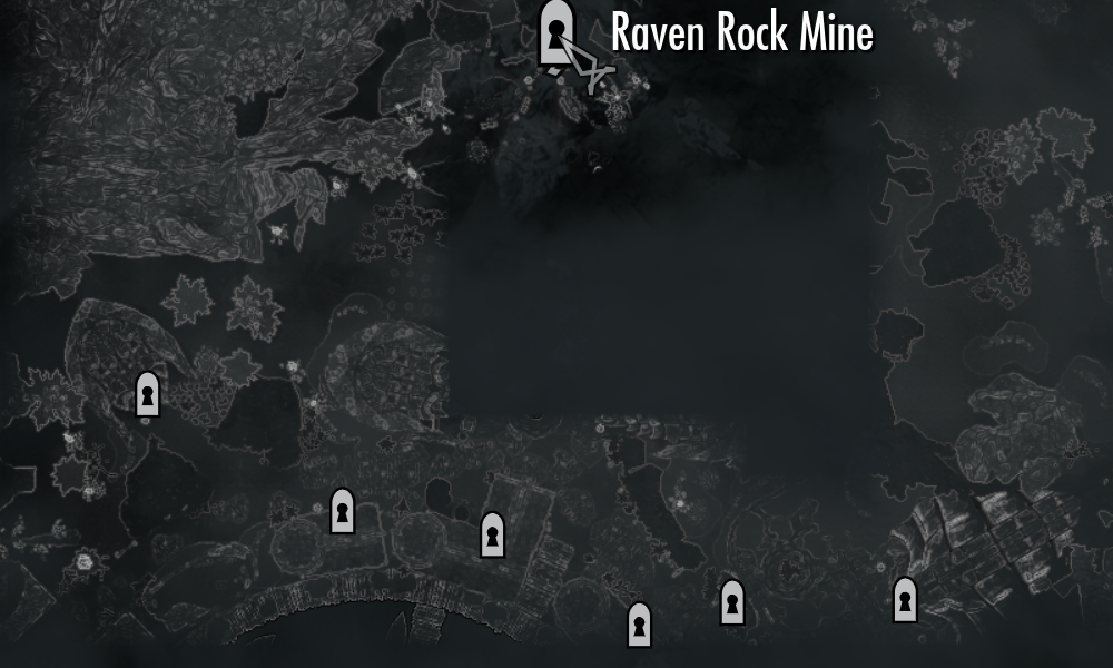 Raven Rock Skyrim Location Map Raven Rock Mine (Dragonborn) | Elder Scrolls | Fandom