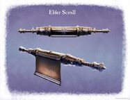 An Elder Scroll concept art for The Elder Scrolls V: Skyrim.