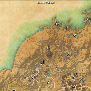 Boralis Dolmen Map