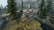 The Nord village of Riverwood.