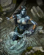 Karta „Jasnowidząca nereida” z gry The Elder Scrolls Legends