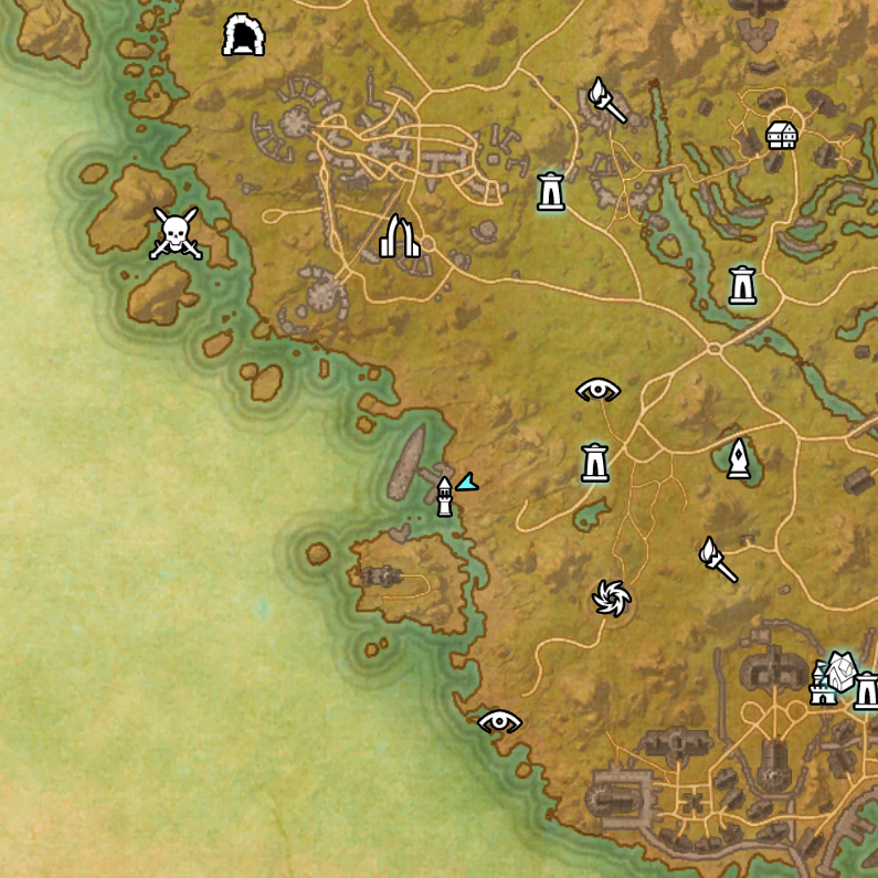 Eso Auridon Full Map South Beacon | Elder Scrolls | Fandom
