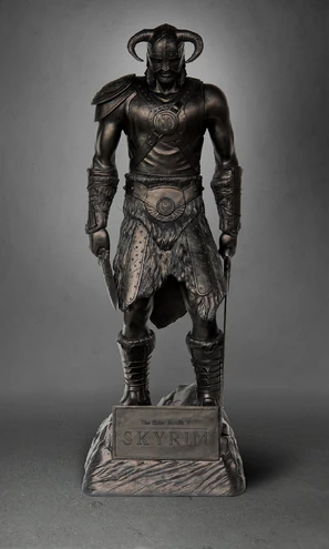 Статуя Цмоканароджанага ў чалавечы ўзрост, зробленая на заказ Bethesda