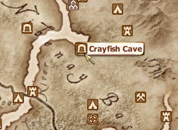 Crayfish Cave Map