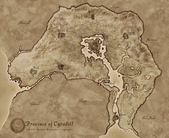 Mapa de Cyrodiil