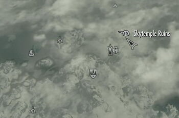 Skyemple ruins map
