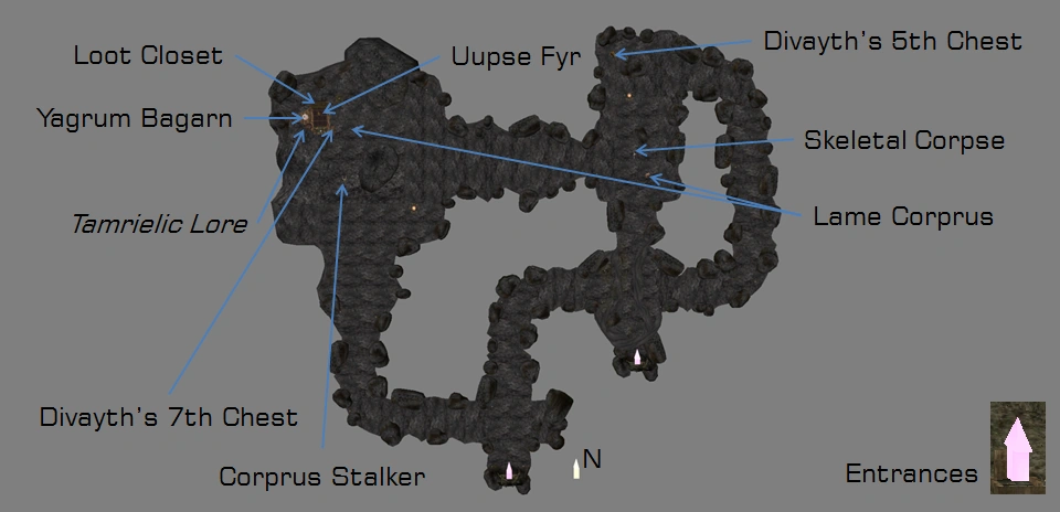 Tel Fyr Morrowind Map Corprusarium | Elder Scrolls | Fandom