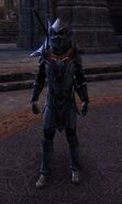 A Dunmer Pact soldier in heavy armor
