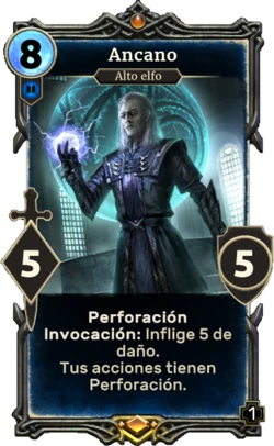 , una de las cartas legendarias.