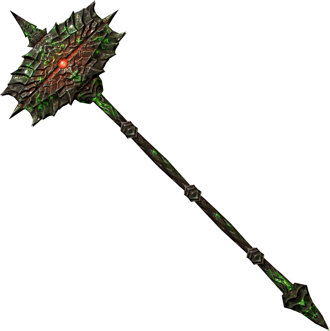 two handed warhammer weapon