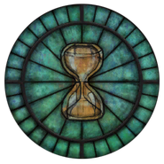 Akatosh Stained Glass Circle