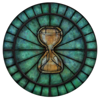 Akatosh Stained Glass Circle