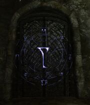 Lightning Rune Door