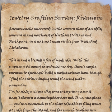 Jewelry Crafting Survey Rivenspire
